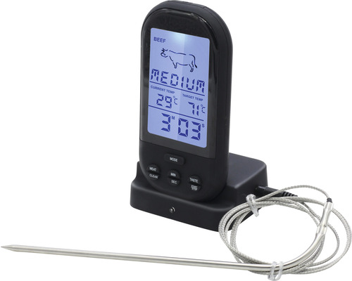 TENNEKER Grillthermometer digital mit Garstufen Anzeige