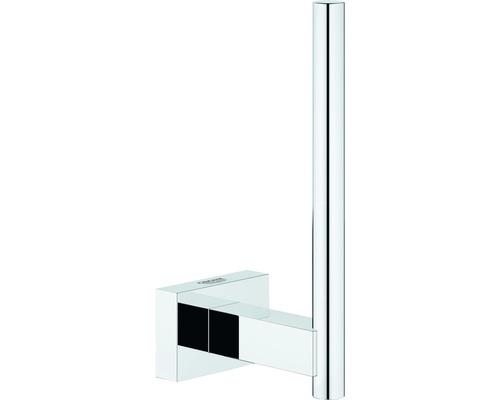 Support pour rouleau de papier de rechange GROHE Essential Cube 40623001 chrome Grohe Essentials Porte-papier toilette sans couvercle