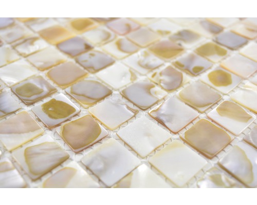 Carreaux de mosaïque carrés en nacre