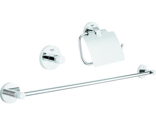 Ensemble pour salle de bains Grohe Essentials Guest 3 parties chrome 40775001