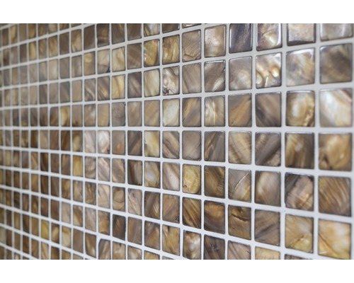 Carreaux de mosaïque carrés en nacre