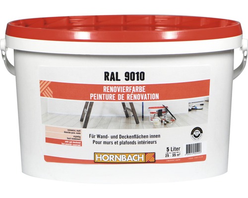 Peinture de rénovation RAL 9010 5 l