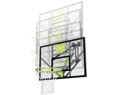Basketballkorb mit transparentem Brett zur Wandmontage
