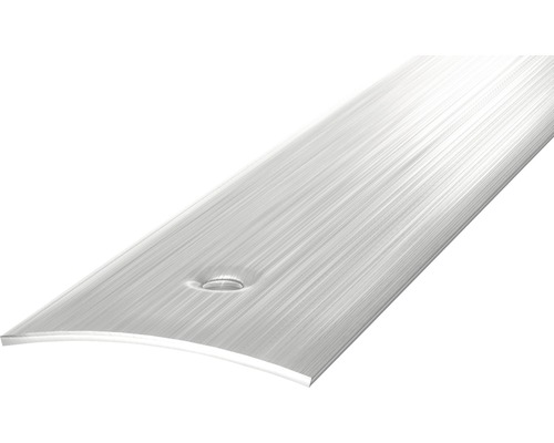 Barre de seuil Prinz acier inoxydable brossé perforé 30 x 2700 mm Profilé de transition en aluminium avec trous de fixation