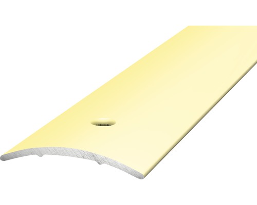 Barre de seuil Prinz aluminium sahara perforé 30 x 2700 mm Profilé de finition métallique avec trou de forage