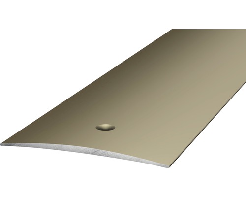 Barre de seuil alu perforé acier inoxydable mat 50x6x1000 mm