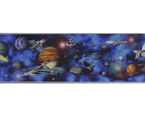 Bordüre 9993-13 Only Borders Kinder Weltraum nachleuchtend blau 5 m x 17 cm Bordüre 9993-13 Only Borders Kinder Weltraum nachleuchtend blau 5 m x 17 cm