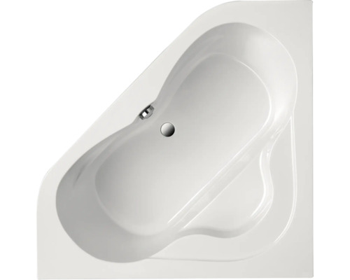 Baignoire d''angle en acrylique sanitaire, vue de dessus