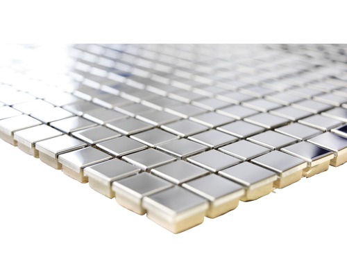 Carreaux de mosaïque carrés en acier inoxydable