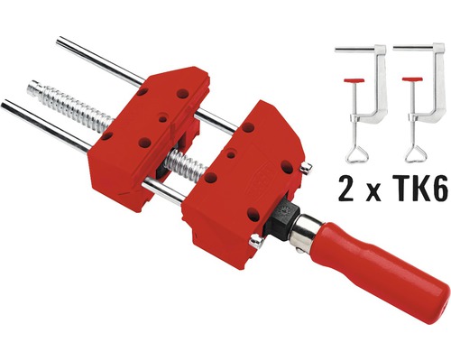 Serrage d''angle avec deux serre-joints à vis supplémentaires TK6
