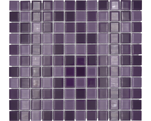Mosaïque de verre CM 4888 mix violet 30,5x32,5 cm