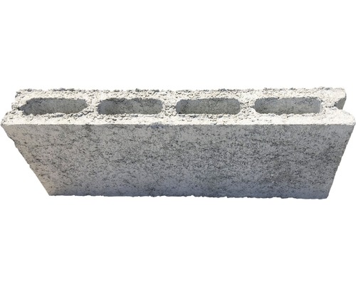 Mauerstein grau 50x7.5x19 cm