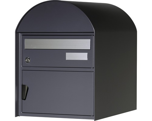 Huber Briefkasten Aarau schiefergrau 302 x 412 x 408 mm Huber Briefkasten Aarau schiefergrau 302 x 412 x 408 mm