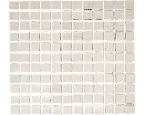 Mosaïque de verre CM 4S B2 mix argent 30,5x32,5 cm Carreaux de mosaïque de verre carrés pour la conception des murs et des sols