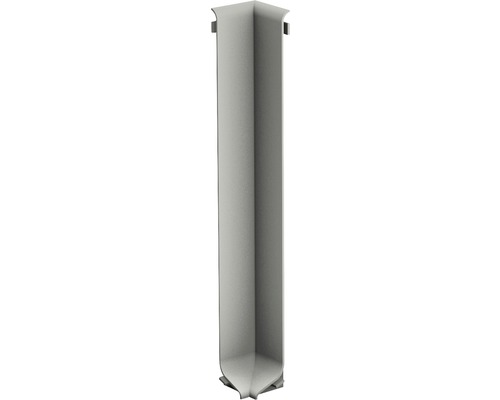 Angle intérieur Prinz pour plinthe en aluminium titane 11x100 mm (1 pce)