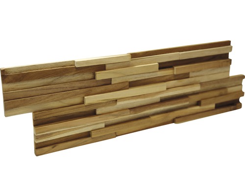 Parement en bois composé de pièces de bois individuelles