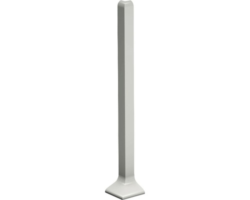 Angle extérieur Prinz pour plinthe en aluminium titane 11x100 mm (1 pce)