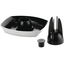 Hähnchenbräter-Set mit Auffangschale