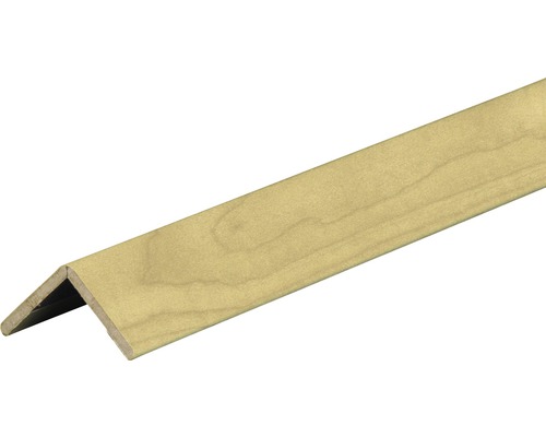 Baguette d'angle en érable argenté 28x28x2600 mm