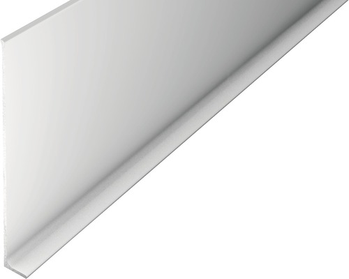 Plinthe Prinz alu argent 2500x100x11 mm Profilé d''angle en plastique