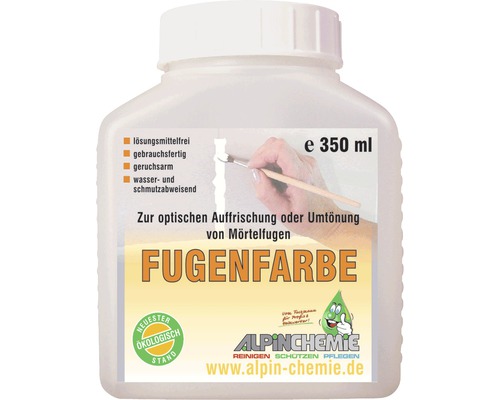 Peinture pour joints 350 ml manhatten Peinture pour joints dans un flacon de 350 millilitres pour le rafraîchissement optique des joints de mortier.
