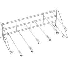 Set de brochettes pour barbecue avec support