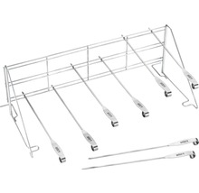 Set de brochettes pour grill Weber Style avec support en métal