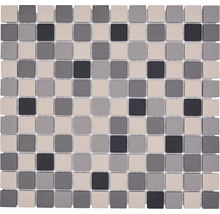 Mosaikfliese mit quadratischen Steinen