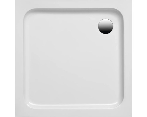 Receveur de douche OTTOFOND Imola 80 x 80 x 6 cm blanc brillant lisse 940401