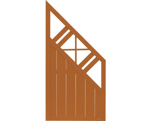 Abschlusselement Konsta Provence 90 x 180/90 cm rechts, kirschbaumoptik