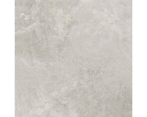 Dalle de terrasse en grès cérame fin Alpen Grigio bord rectifié 60x60x2 cm Carreau en céramique aspect pierre