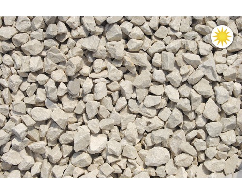 Gros plan de gravillons calcaires