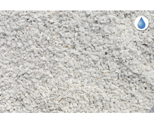 Gravier décoratif blanc