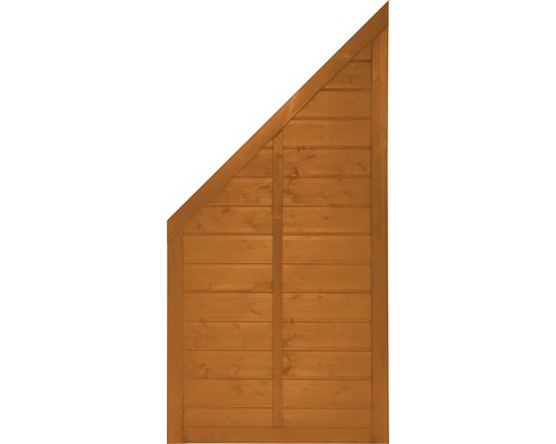 Élément de finition Konsta Venga 90 x 180/90 cm à gauche, aspect cerisier Élément de fenêtre de pignon en bois