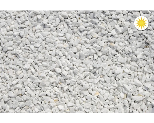 Marmorsplitt Carrara-Weiss 9-12 mm 10 kg
