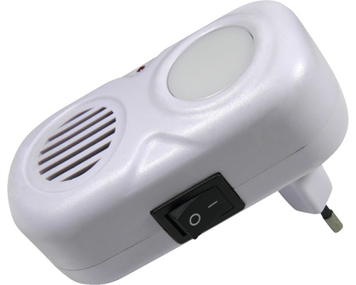 Répulsif antiparasitaire à ultrasons pour prise avec lumière