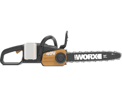 Tronçonneuse sans fil WORX 40V (2 x 20V) 35cm WG384E.9 + GRATUIT batterie de rechange WA3644 20V (4,0 Ah) Tronçonneuse sans fil WORX 40V (2 x 20V) 35cm WG384E.9 + GRATUIT batterie de rechange WA3644 20V (4,0 Ah)