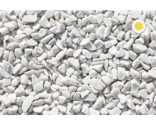 Marmorsplitt Carrara-Weiss 16-25 mm 25kg