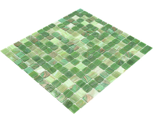 Carreaux de mosaïque carrés verts