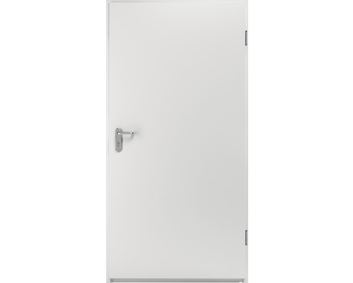 Porte intérieure blanche avec poignée de porte