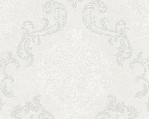 Vliestapete 95372-1 Ornament Glitter grau Tapete mit Ornamentmuster