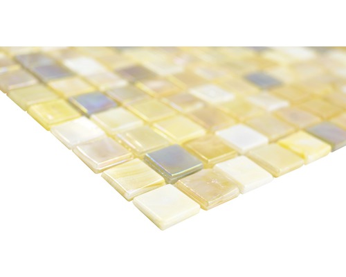 Gros plan de carreaux de mosaïque en verre