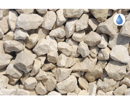 Kalkstein Zierkies als Füllmaterial im Gartenbau