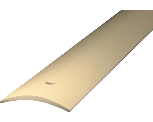 Barre de seuil Prinz en PVC rigide beige perforé 30 x 1000 mm Plinthe en plastique avec une encoche