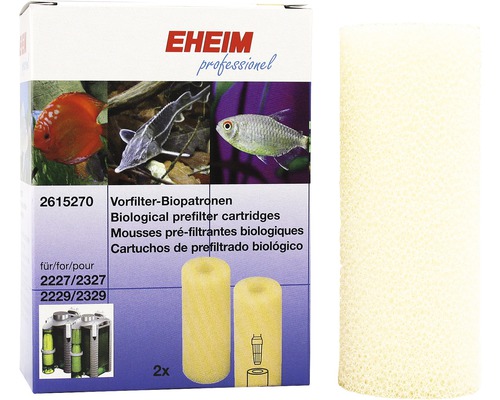 Vorfilterpatrone EHEIM für 2227/29/2327/29 2 Stück Eheim Vorfilter Biopatronen Packung und Filter