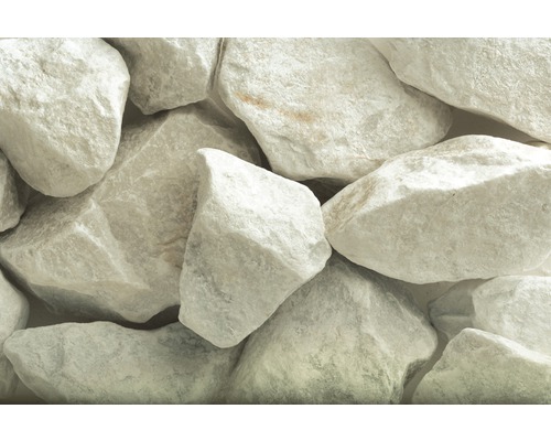 Galets décoratifs en marbre blanc