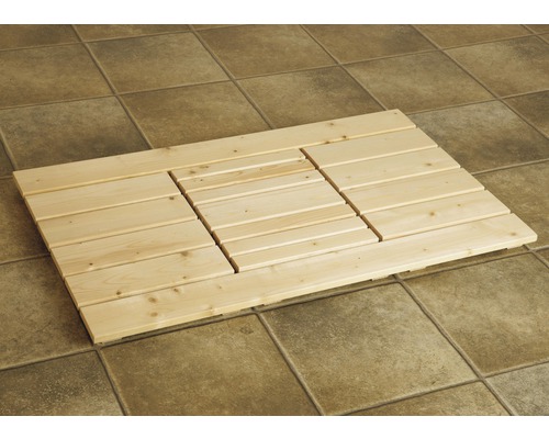 Caillebotis pour sauna Weka 100x61,5 cm en bois