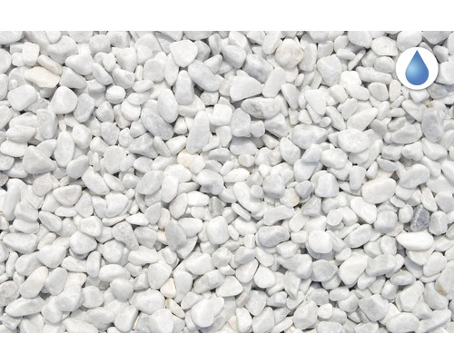 Gravier décoratif blanc