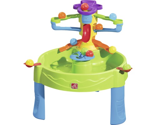 Table de jeu aquatique Step2 Busy Ball plastique 80x71x80 cm avec 10 balles Table de jeu avec spirale à balles et balles colorées