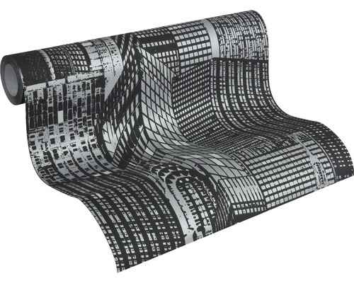 Tapetenrolle mit abstraktem Stadtmuster